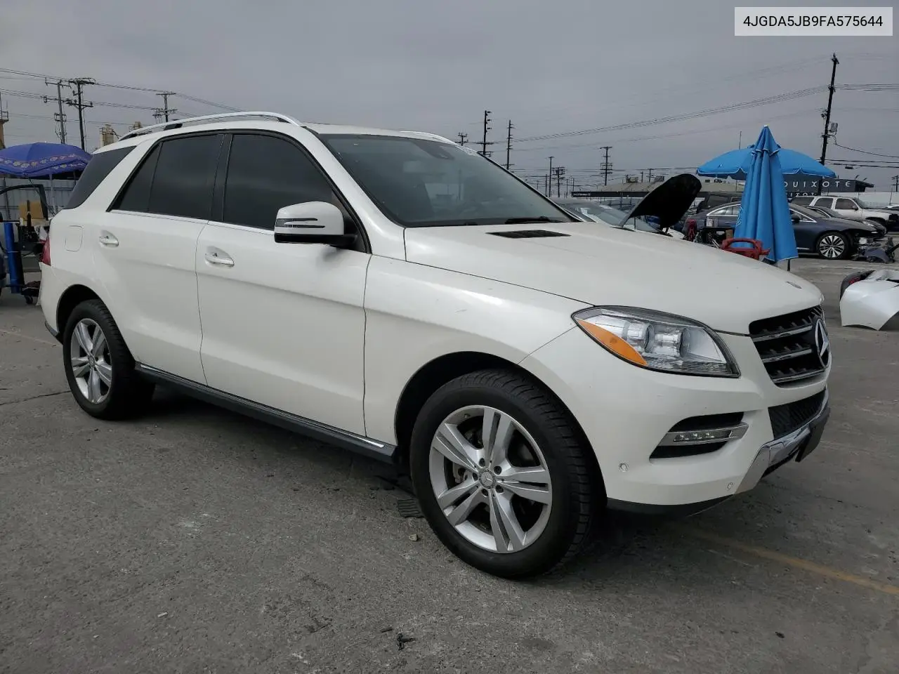 2015 Mercedes-Benz Ml 350 VIN: 4JGDA5JB9FA575644 Lot: 62461775