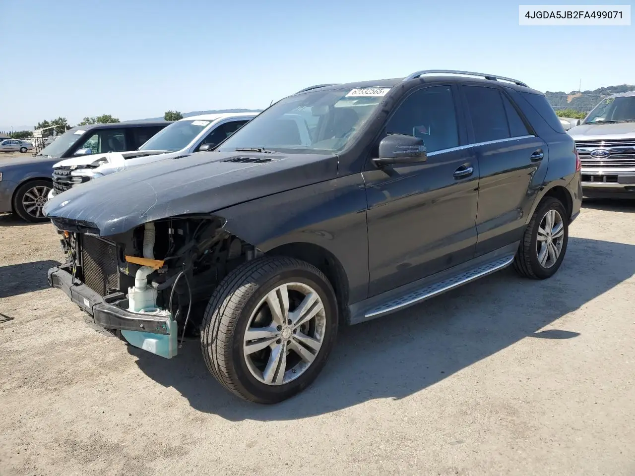 2015 Mercedes-Benz Ml 350 VIN: 4JGDA5JB2FA499071 Lot: 62532565