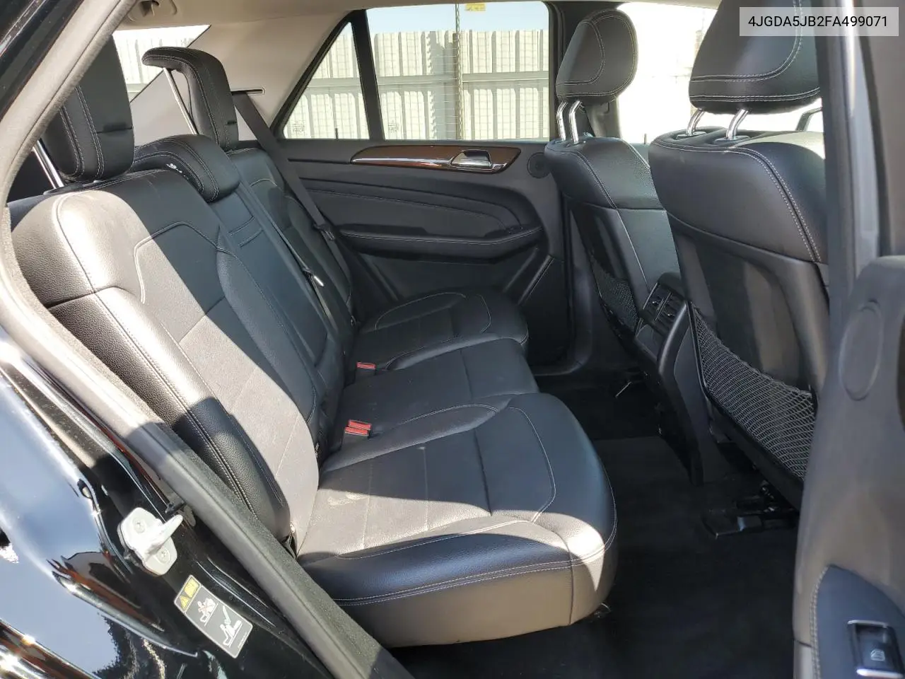 2015 Mercedes-Benz Ml 350 VIN: 4JGDA5JB2FA499071 Lot: 62532565