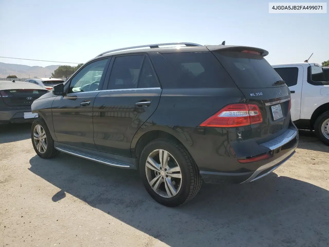 2015 Mercedes-Benz Ml 350 VIN: 4JGDA5JB2FA499071 Lot: 62532565