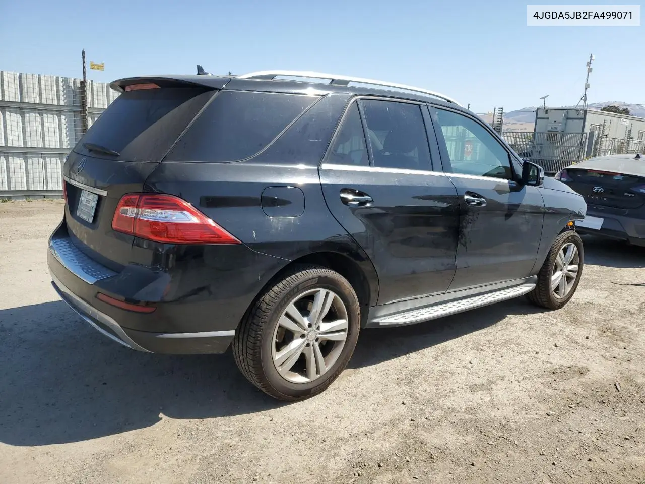 2015 Mercedes-Benz Ml 350 VIN: 4JGDA5JB2FA499071 Lot: 62532565