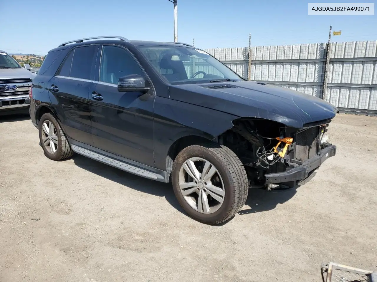 2015 Mercedes-Benz Ml 350 VIN: 4JGDA5JB2FA499071 Lot: 62532565