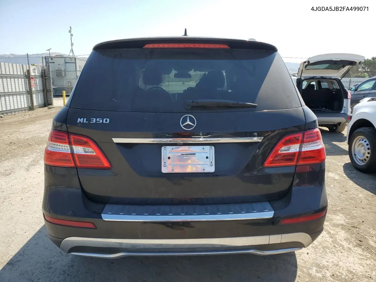 2015 Mercedes-Benz Ml 350 VIN: 4JGDA5JB2FA499071 Lot: 62532565