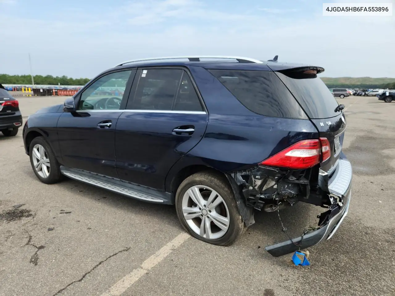 2015 Mercedes-Benz Ml 350 4Matic VIN: 4JGDA5HB6FA553896 Lot: 62833965