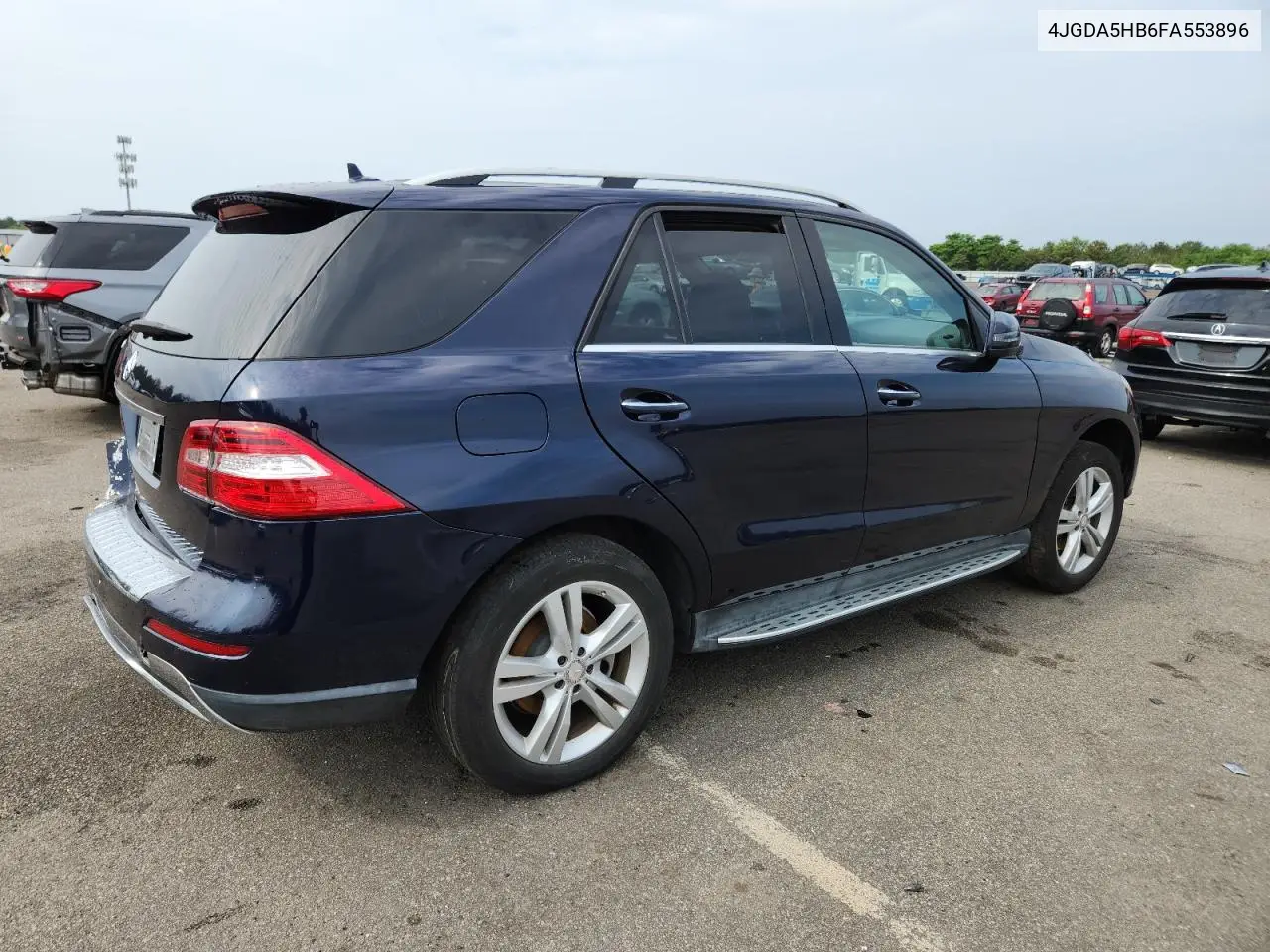 2015 Mercedes-Benz Ml 350 4Matic VIN: 4JGDA5HB6FA553896 Lot: 62833965