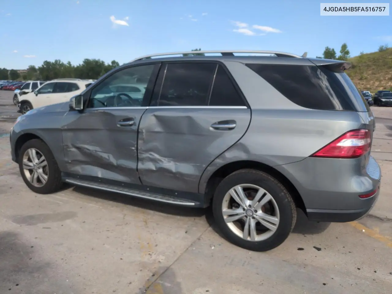 2015 Mercedes-Benz Ml 350 4Matic VIN: 4JGDA5HB5FA516757 Lot: 62855535