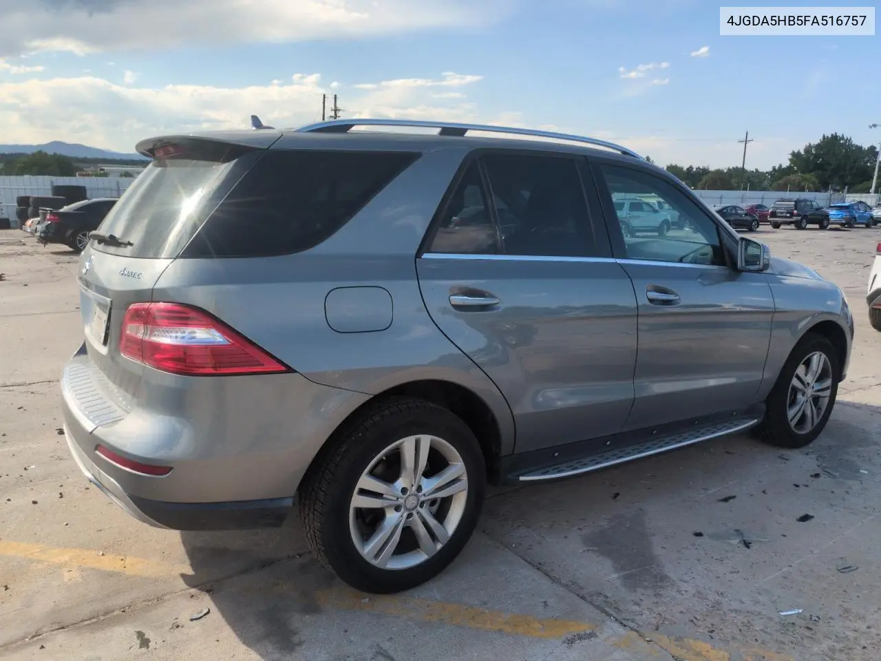 2015 Mercedes-Benz Ml 350 4Matic VIN: 4JGDA5HB5FA516757 Lot: 62855535