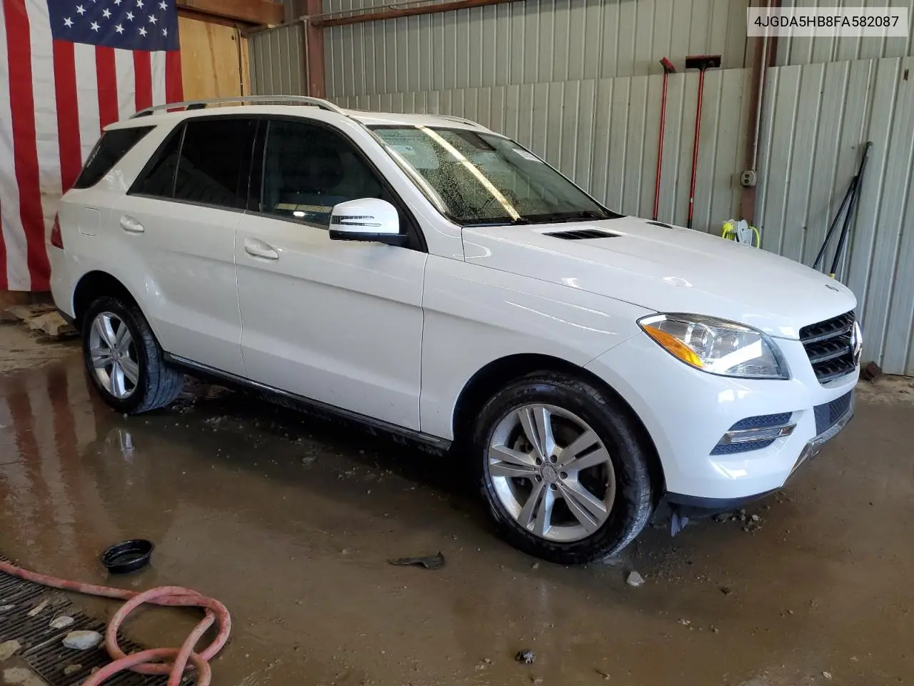2015 Mercedes-Benz Ml 350 4Matic VIN: 4JGDA5HB8FA582087 Lot: 62895635