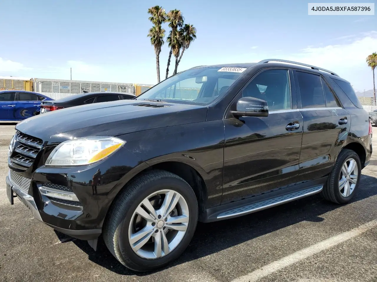 2015 Mercedes-Benz Ml 350 VIN: 4JGDA5JBXFA587396 Lot: 65553835