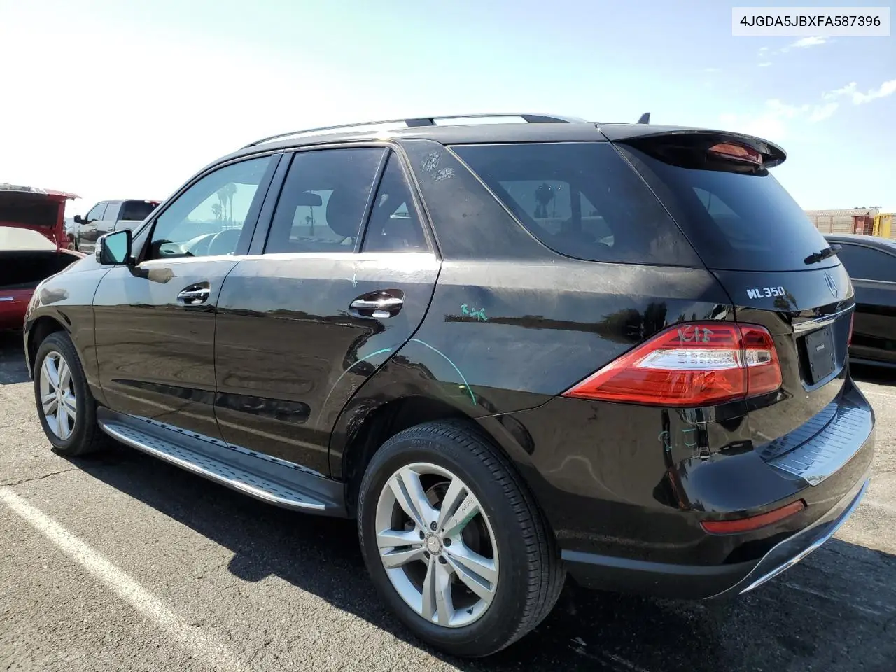 2015 Mercedes-Benz Ml 350 VIN: 4JGDA5JBXFA587396 Lot: 65553835