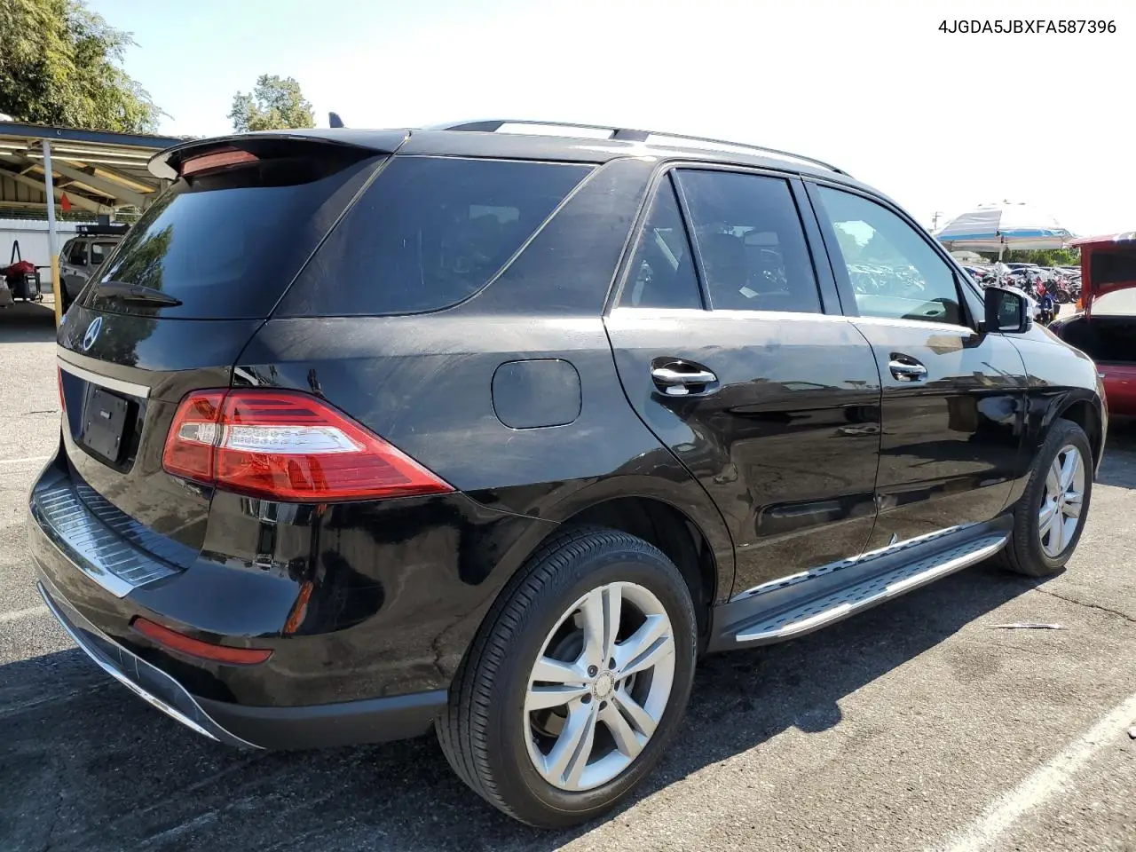 2015 Mercedes-Benz Ml 350 VIN: 4JGDA5JBXFA587396 Lot: 65553835