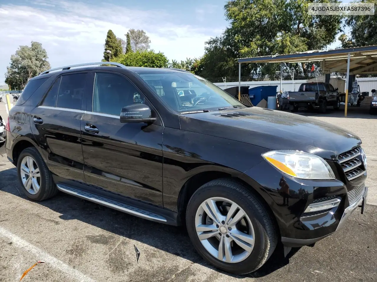2015 Mercedes-Benz Ml 350 VIN: 4JGDA5JBXFA587396 Lot: 65553835