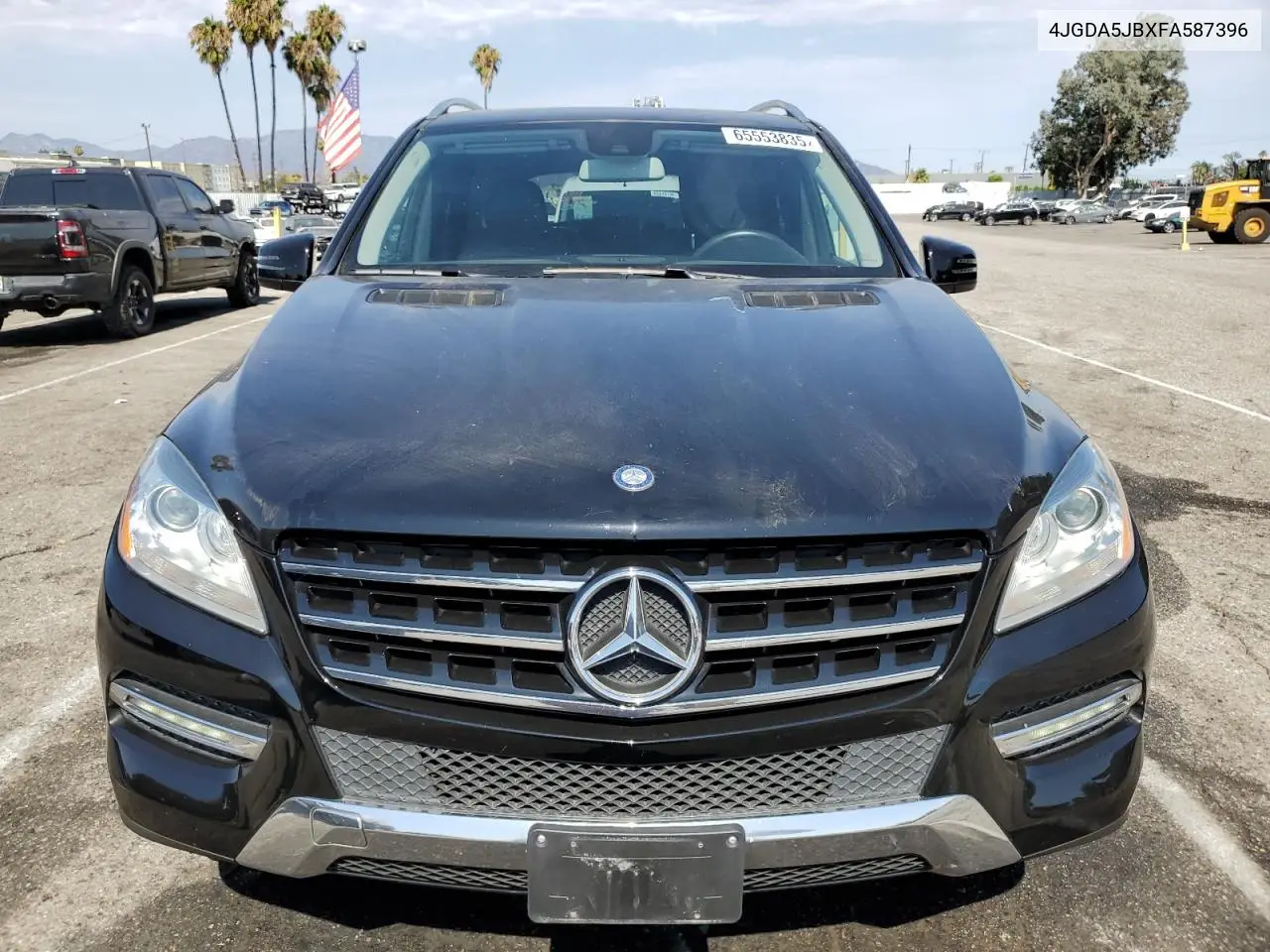 2015 Mercedes-Benz Ml 350 VIN: 4JGDA5JBXFA587396 Lot: 65553835