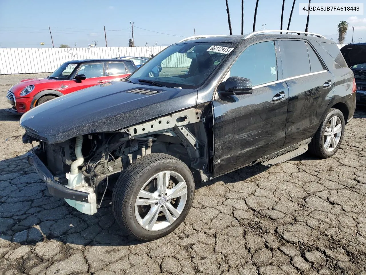 2015 Mercedes-Benz Ml 350 VIN: 4JGDA5JB7FA618443 Lot: 89013915