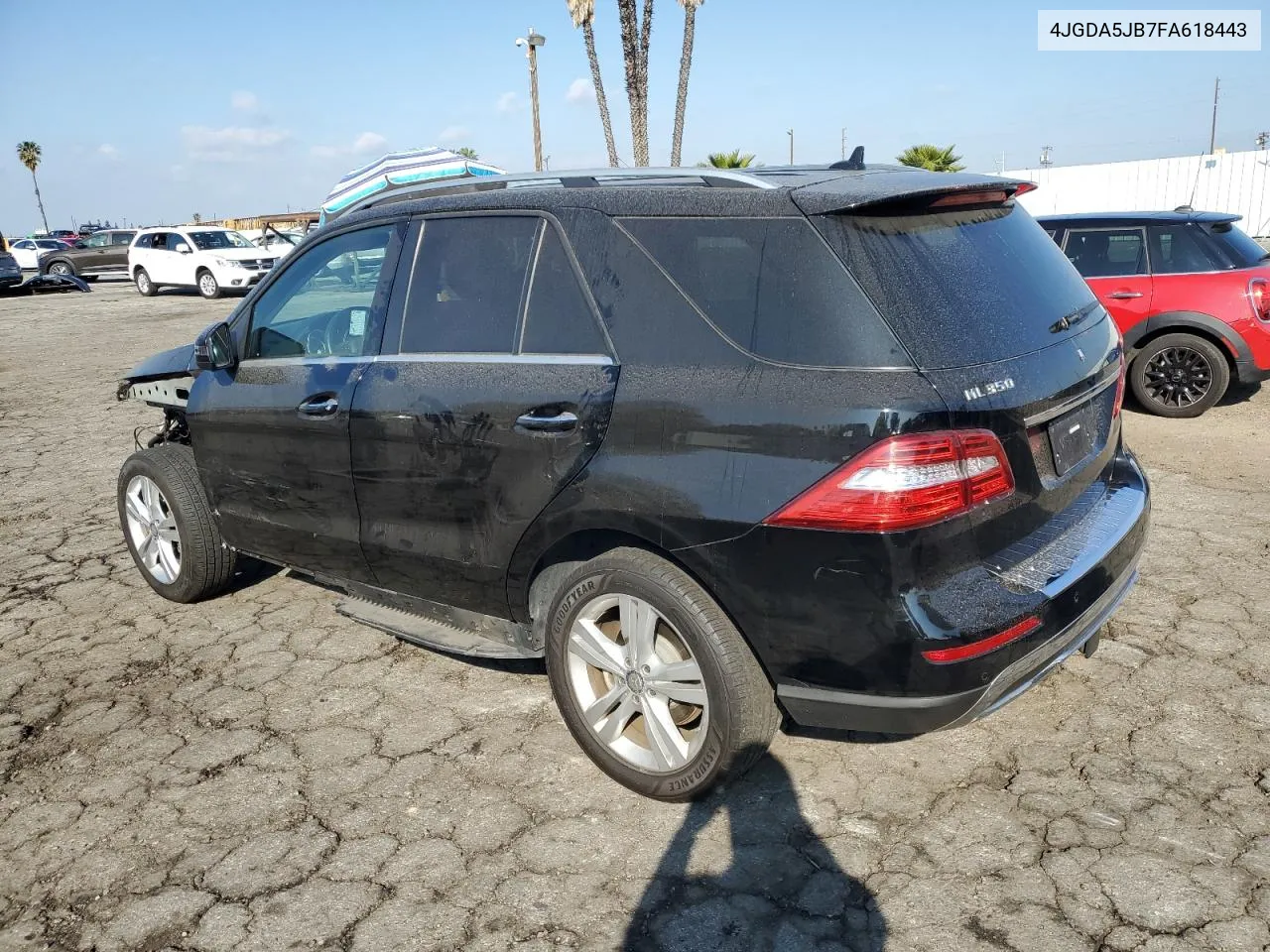 2015 Mercedes-Benz Ml 350 VIN: 4JGDA5JB7FA618443 Lot: 89013915