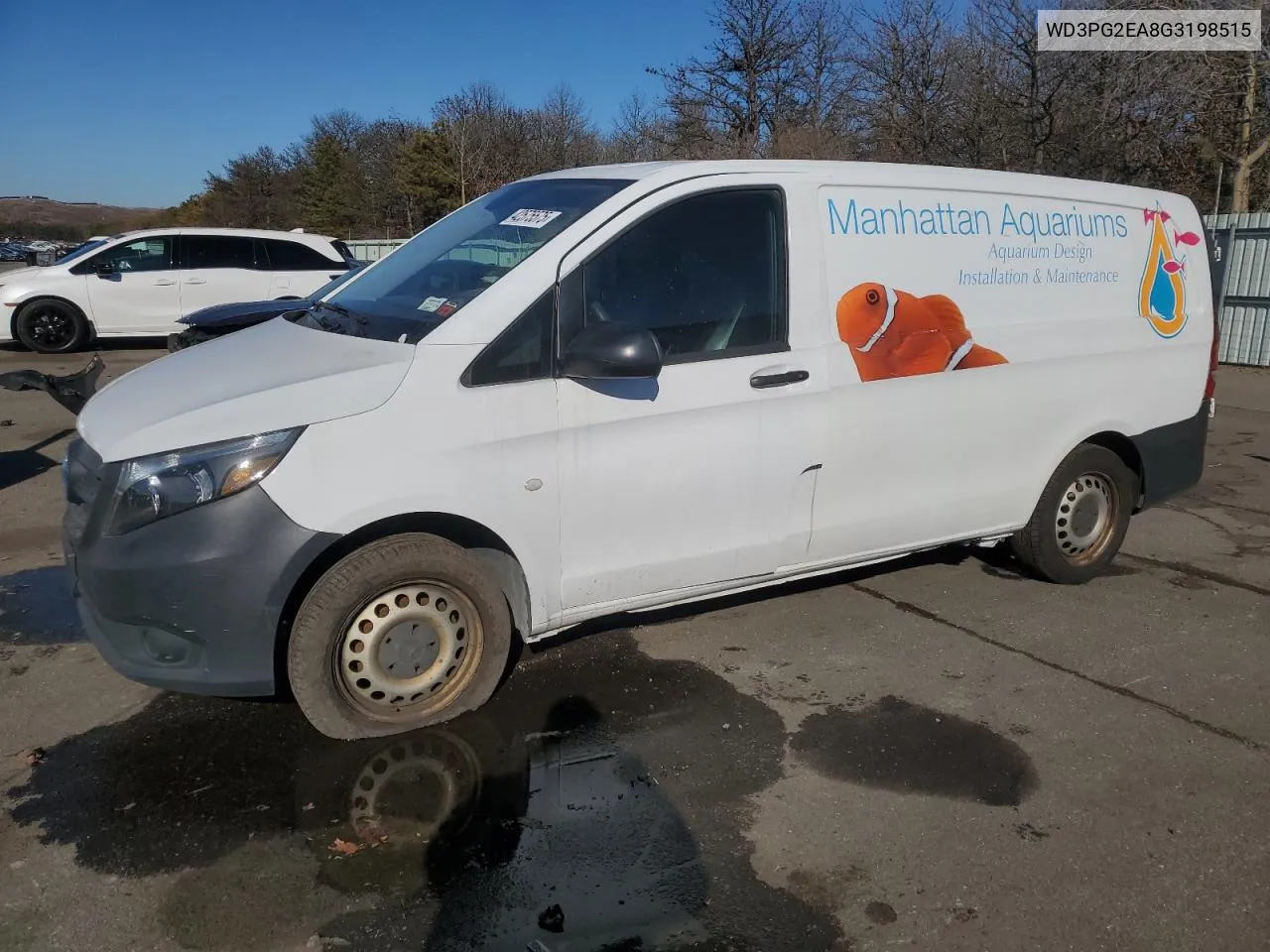 2016 Mercedes-Benz Metris VIN: WD3PG2EA8G3198515 Lot: 42575575