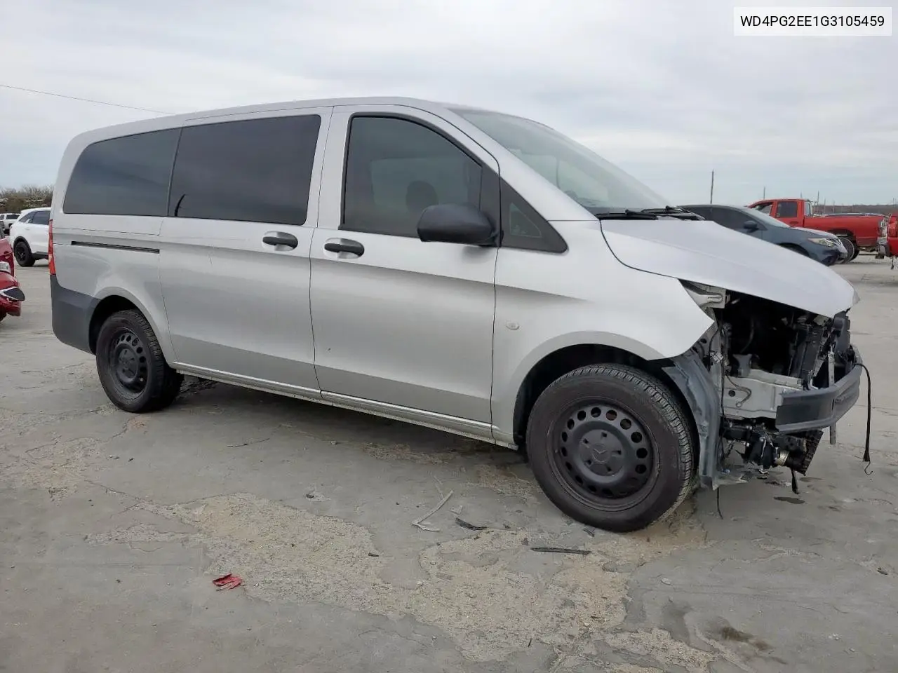 2016 Mercedes-Benz Metris VIN: WD4PG2EE1G3105459 Lot: 48666735
