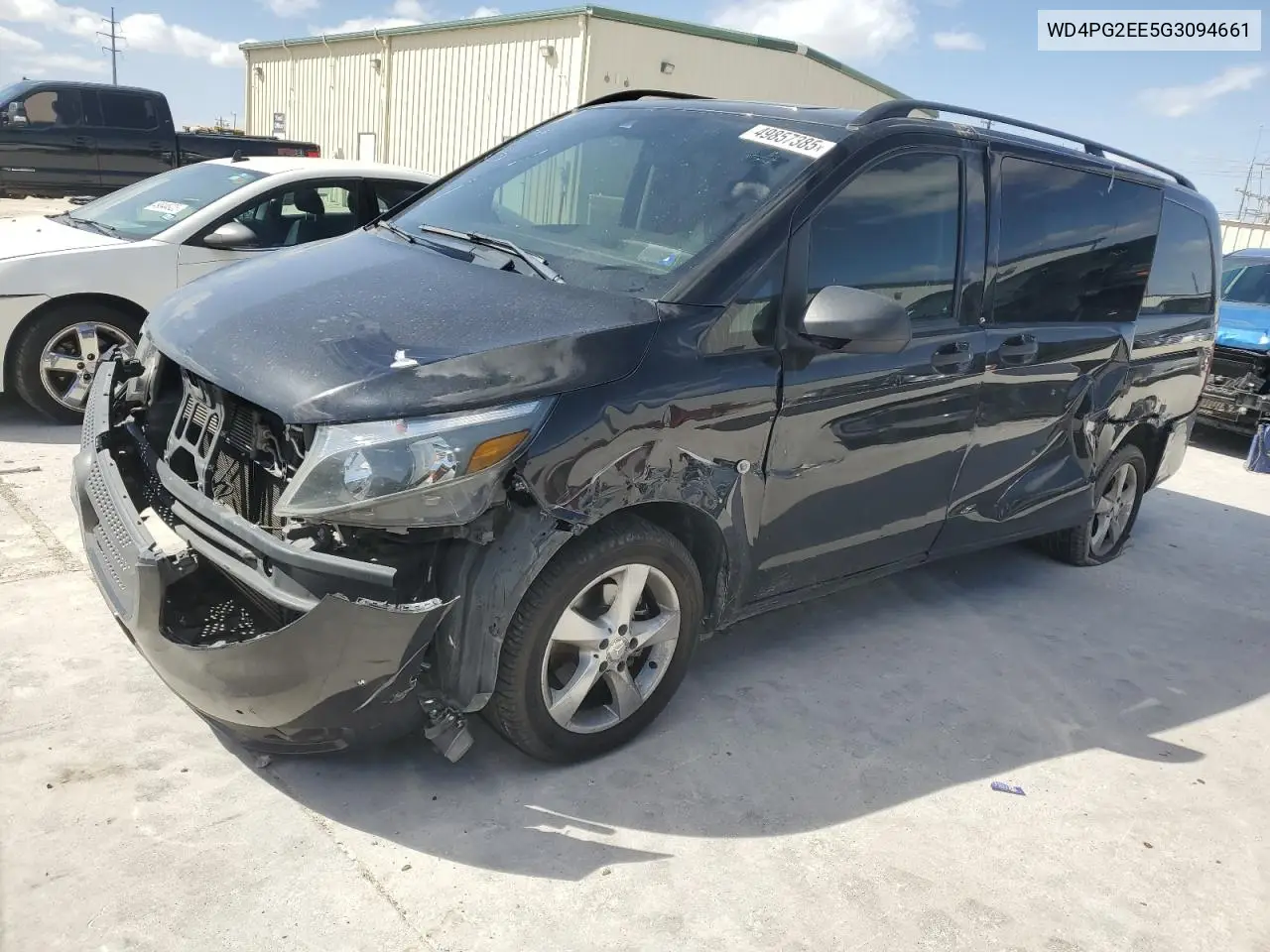 2016 Mercedes-Benz Metris VIN: WD4PG2EE5G3094661 Lot: 49857385