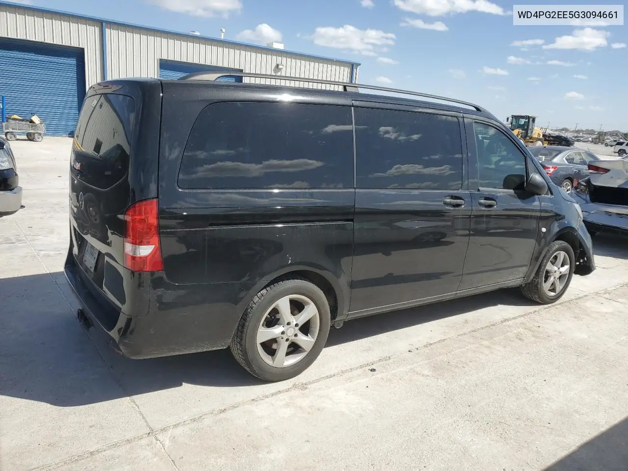 2016 Mercedes-Benz Metris VIN: WD4PG2EE5G3094661 Lot: 49857385