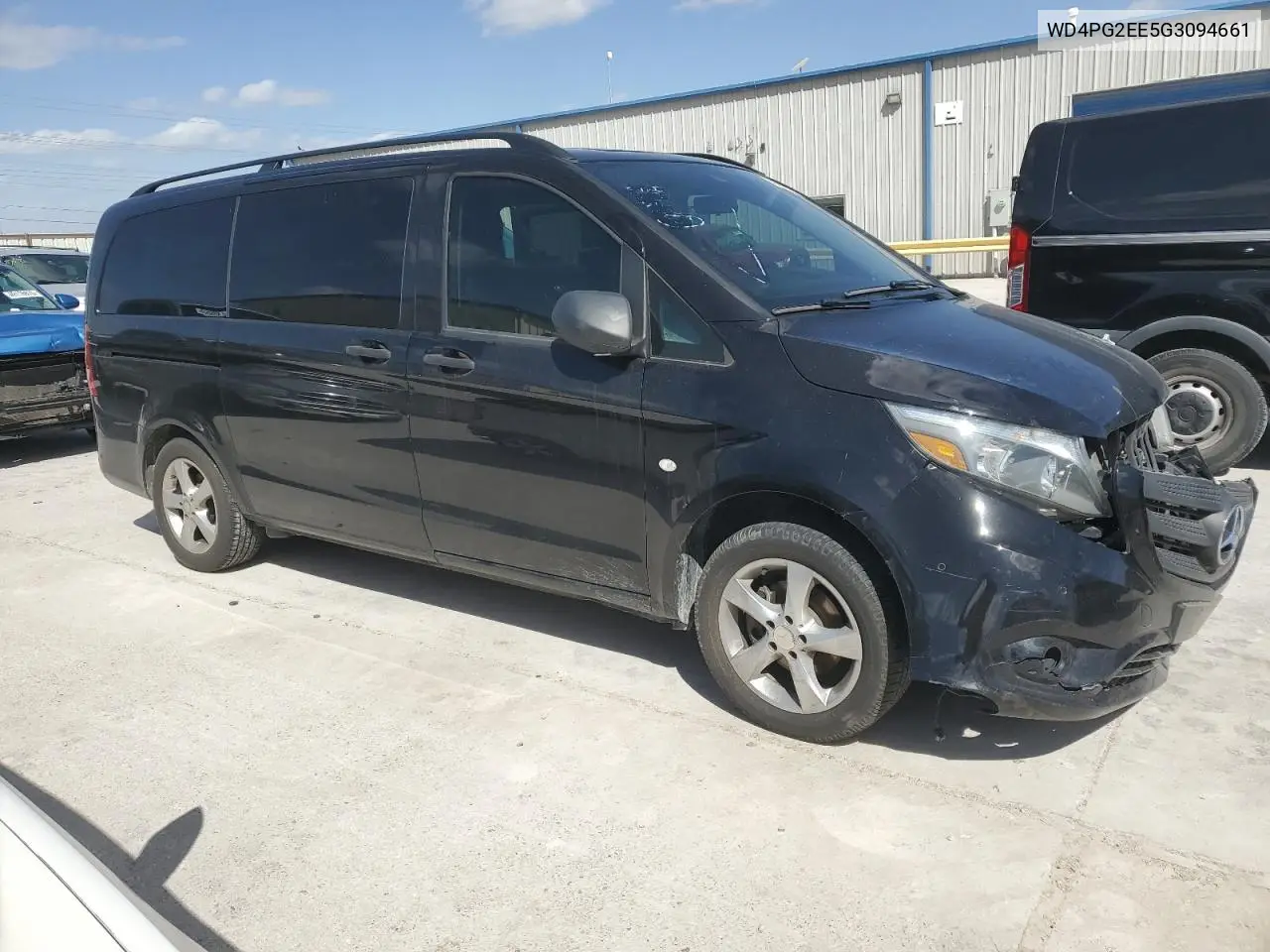 2016 Mercedes-Benz Metris VIN: WD4PG2EE5G3094661 Lot: 49857385