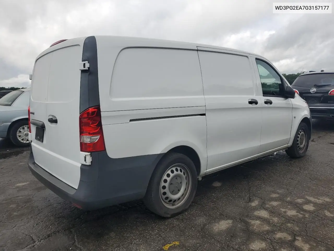 2016 Mercedes-Benz Metris VIN: WD3PG2EA7G3157177 Lot: 56209435