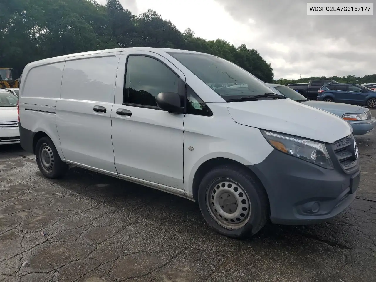 2016 Mercedes-Benz Metris VIN: WD3PG2EA7G3157177 Lot: 56209435