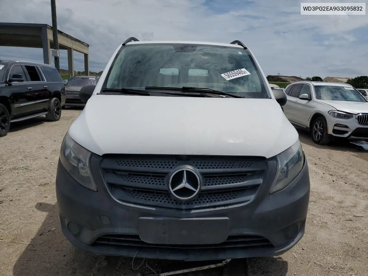 2016 Mercedes-Benz Metris VIN: WD3PG2EA9G3095832 Lot: 56559465