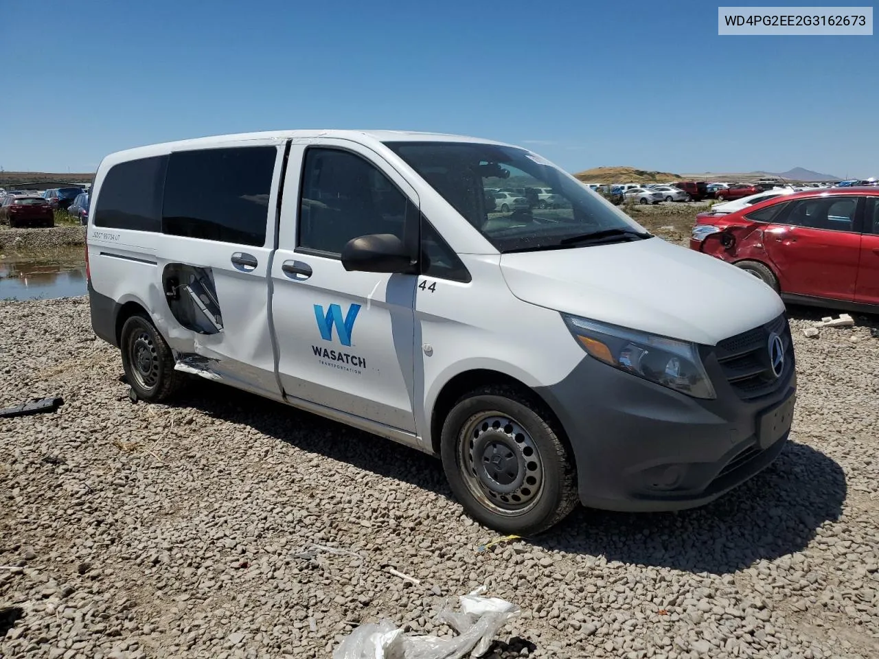 2016 Mercedes-Benz Metris VIN: WD4PG2EE2G3162673 Lot: 58018774