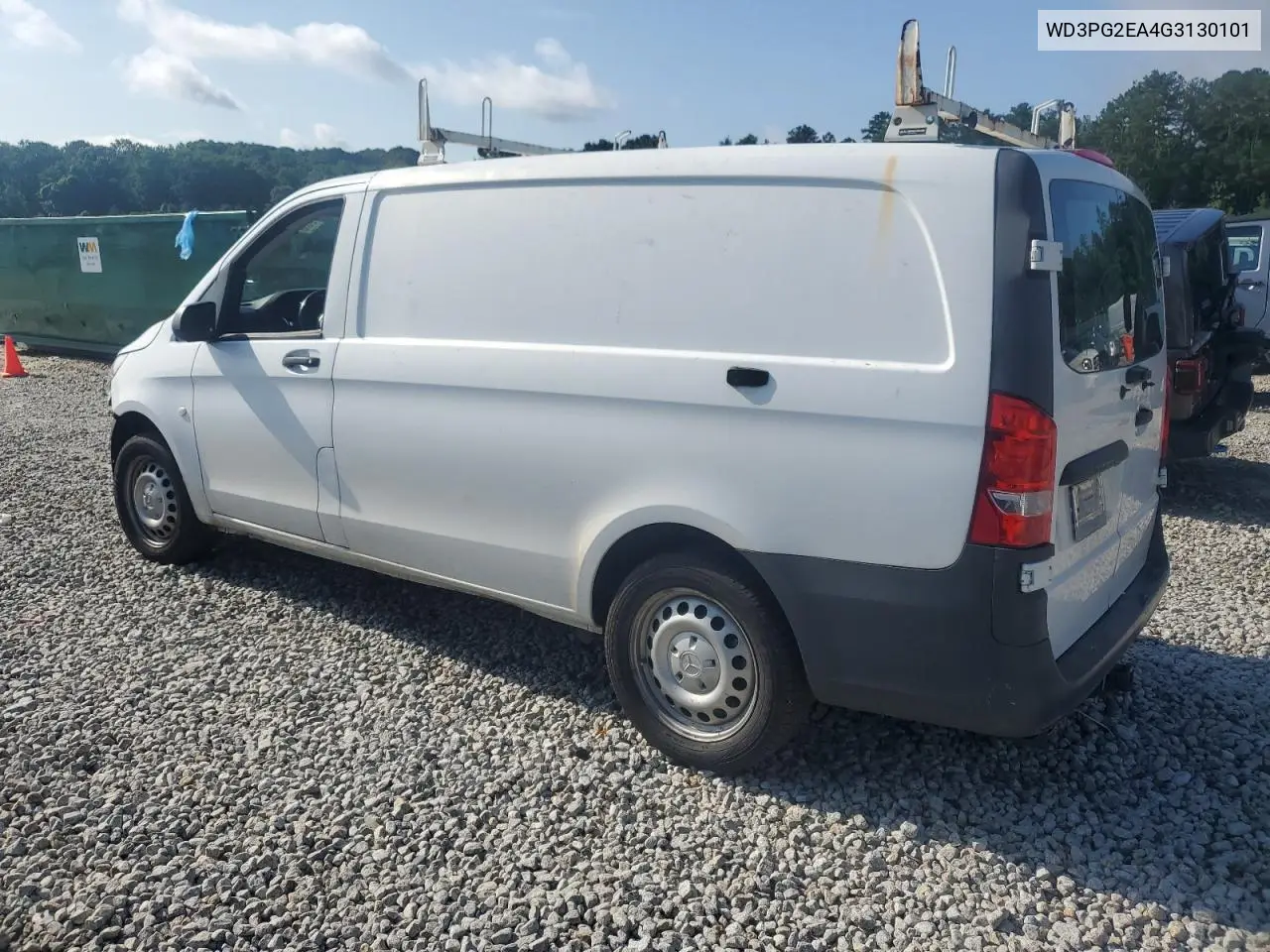 2016 Mercedes-Benz Metris VIN: WD3PG2EA4G3130101 Lot: 60572095
