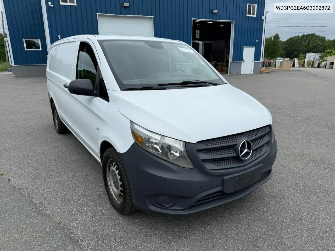 2016 Mercedes-Benz Metris VIN: WD3PG2EA6G3092872 Lot: 61676275