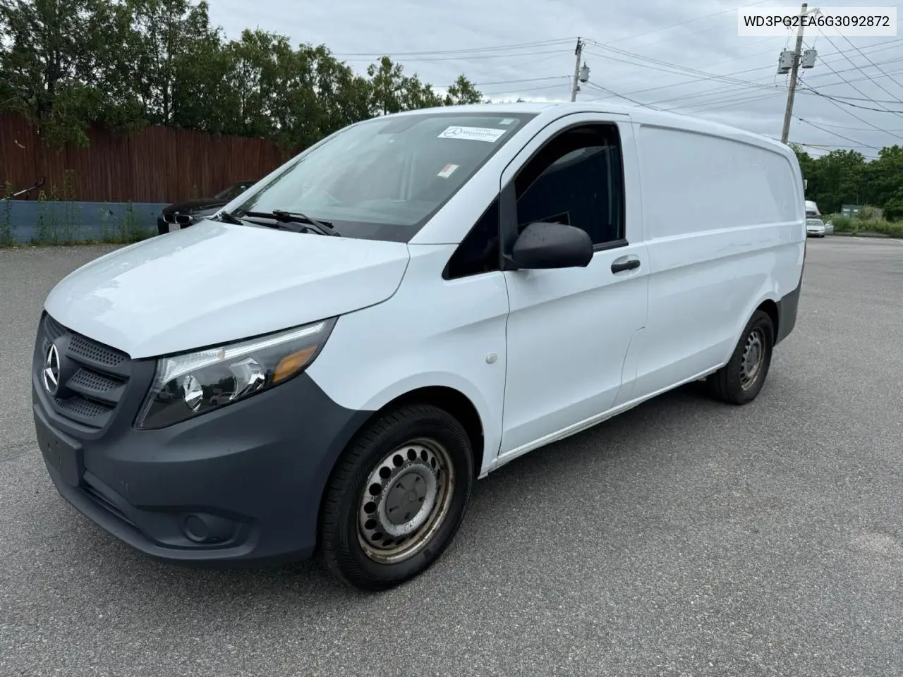 2016 Mercedes-Benz Metris VIN: WD3PG2EA6G3092872 Lot: 61676275