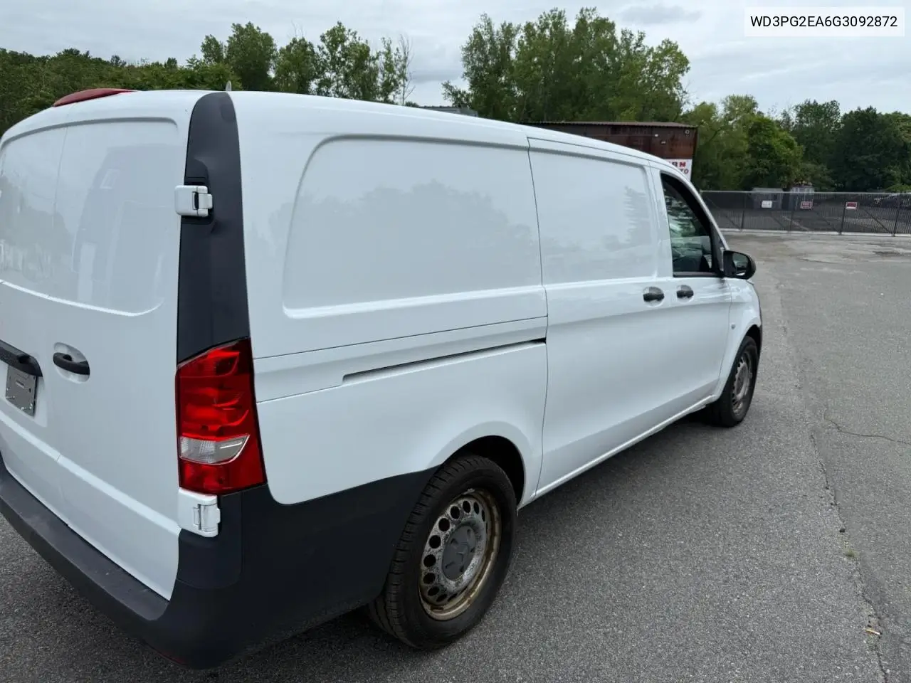 2016 Mercedes-Benz Metris VIN: WD3PG2EA6G3092872 Lot: 61676275