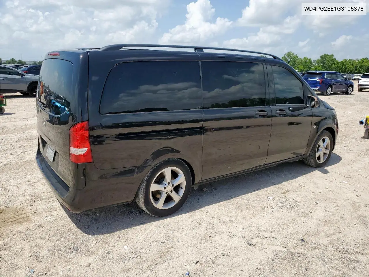 2016 Mercedes-Benz Metris VIN: WD4PG2EE1G3105378 Lot: 61685465