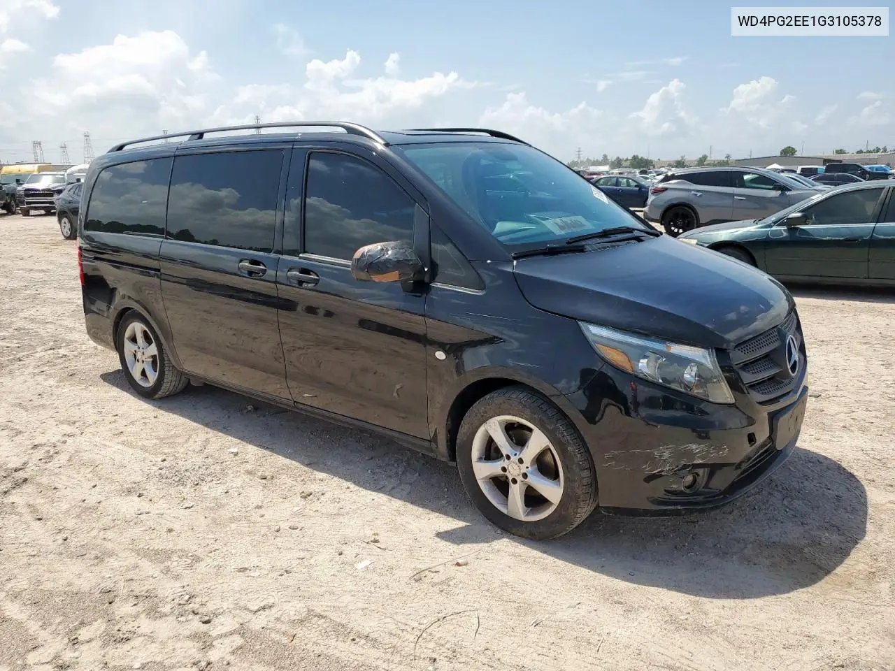 2016 Mercedes-Benz Metris VIN: WD4PG2EE1G3105378 Lot: 61685465