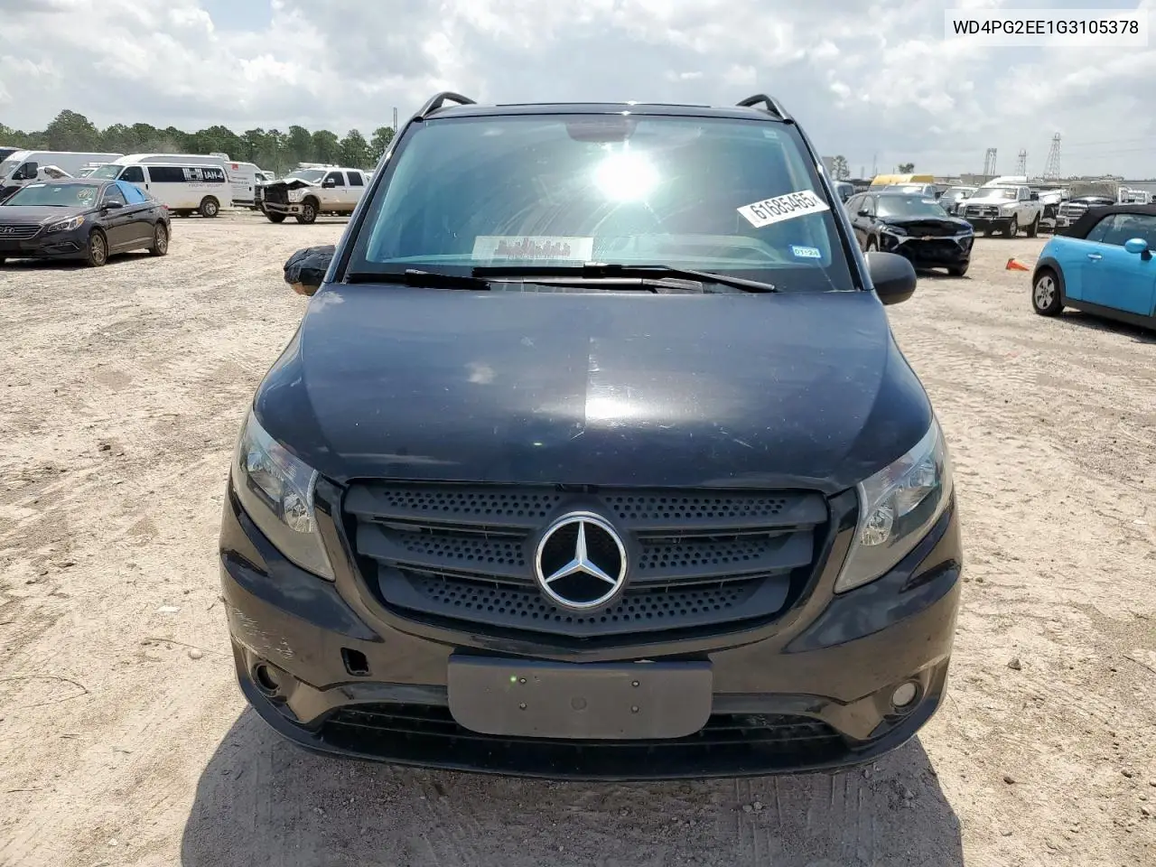 2016 Mercedes-Benz Metris VIN: WD4PG2EE1G3105378 Lot: 61685465