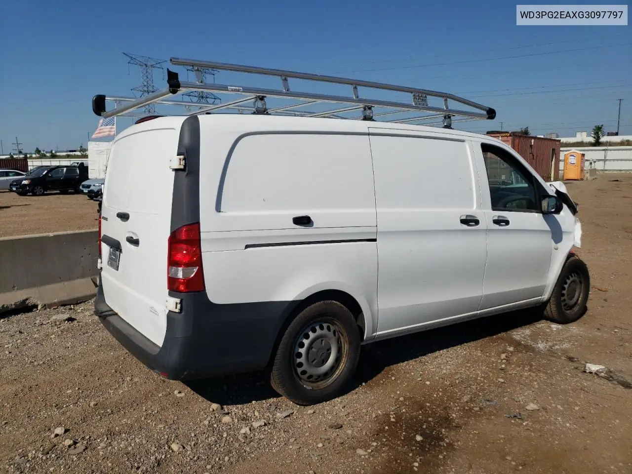2016 Mercedes-Benz Metris VIN: WD3PG2EAXG3097797 Lot: 62839515