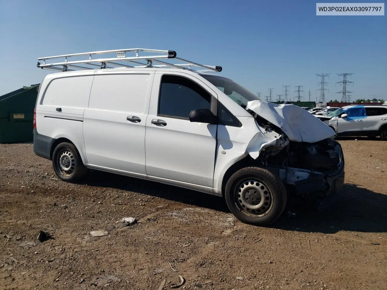 2016 Mercedes-Benz Metris VIN: WD3PG2EAXG3097797 Lot: 62839515