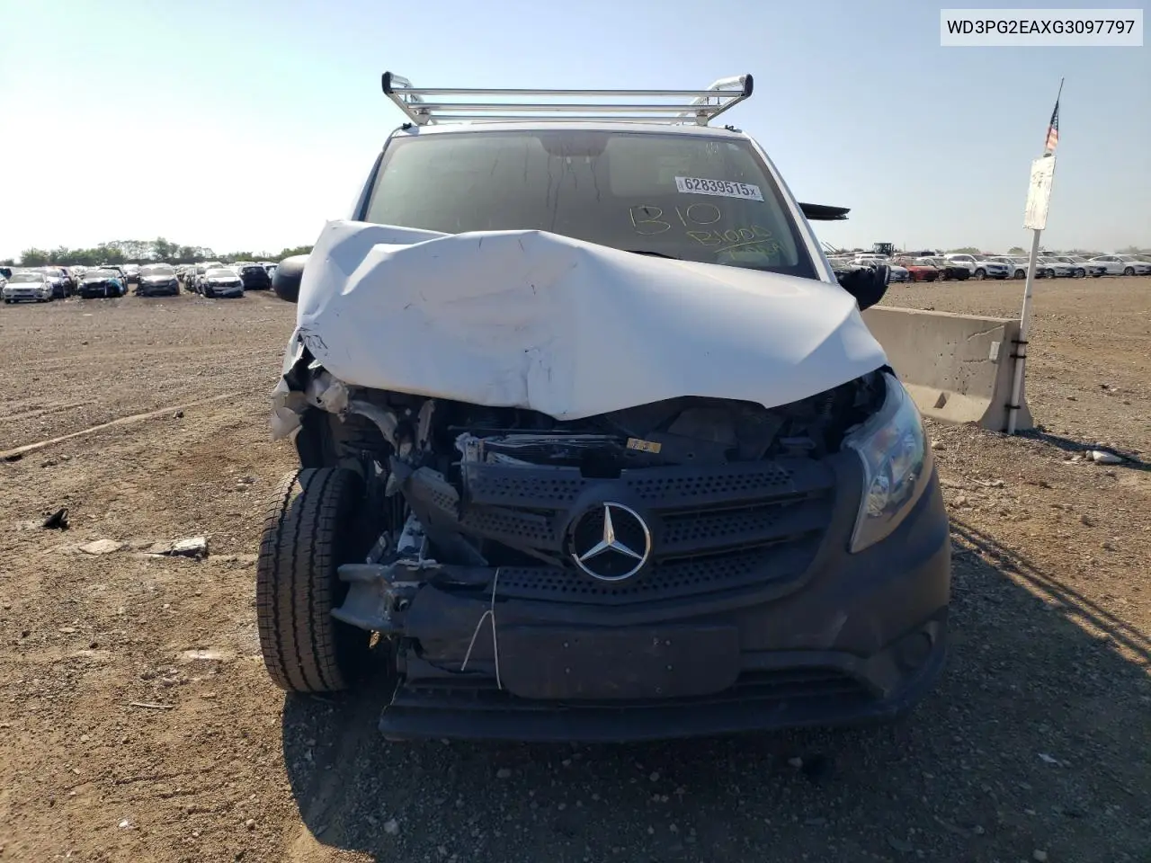 2016 Mercedes-Benz Metris VIN: WD3PG2EAXG3097797 Lot: 62839515