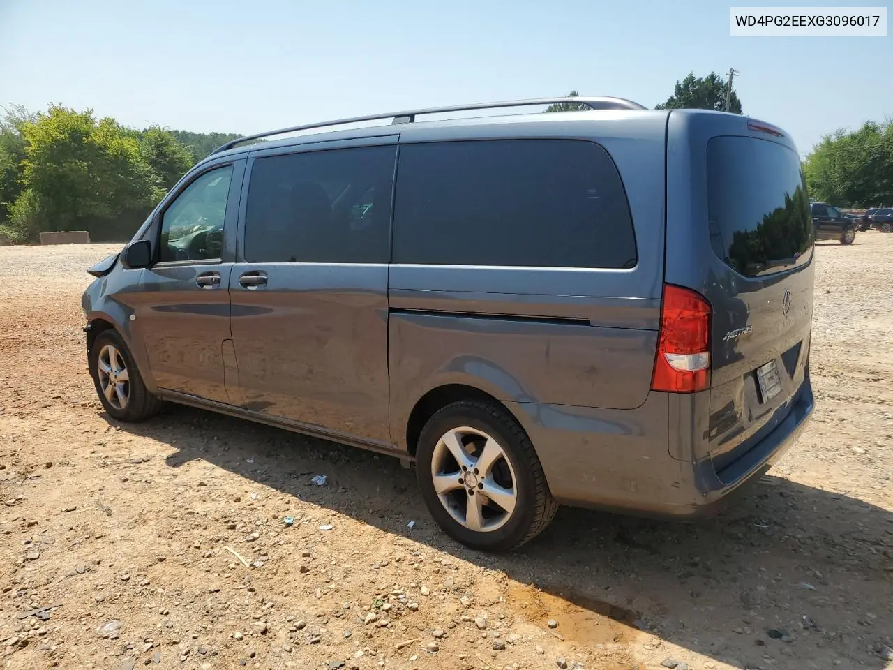 2016 Mercedes-Benz Metris VIN: WD4PG2EEXG3096017 Lot: 63273605