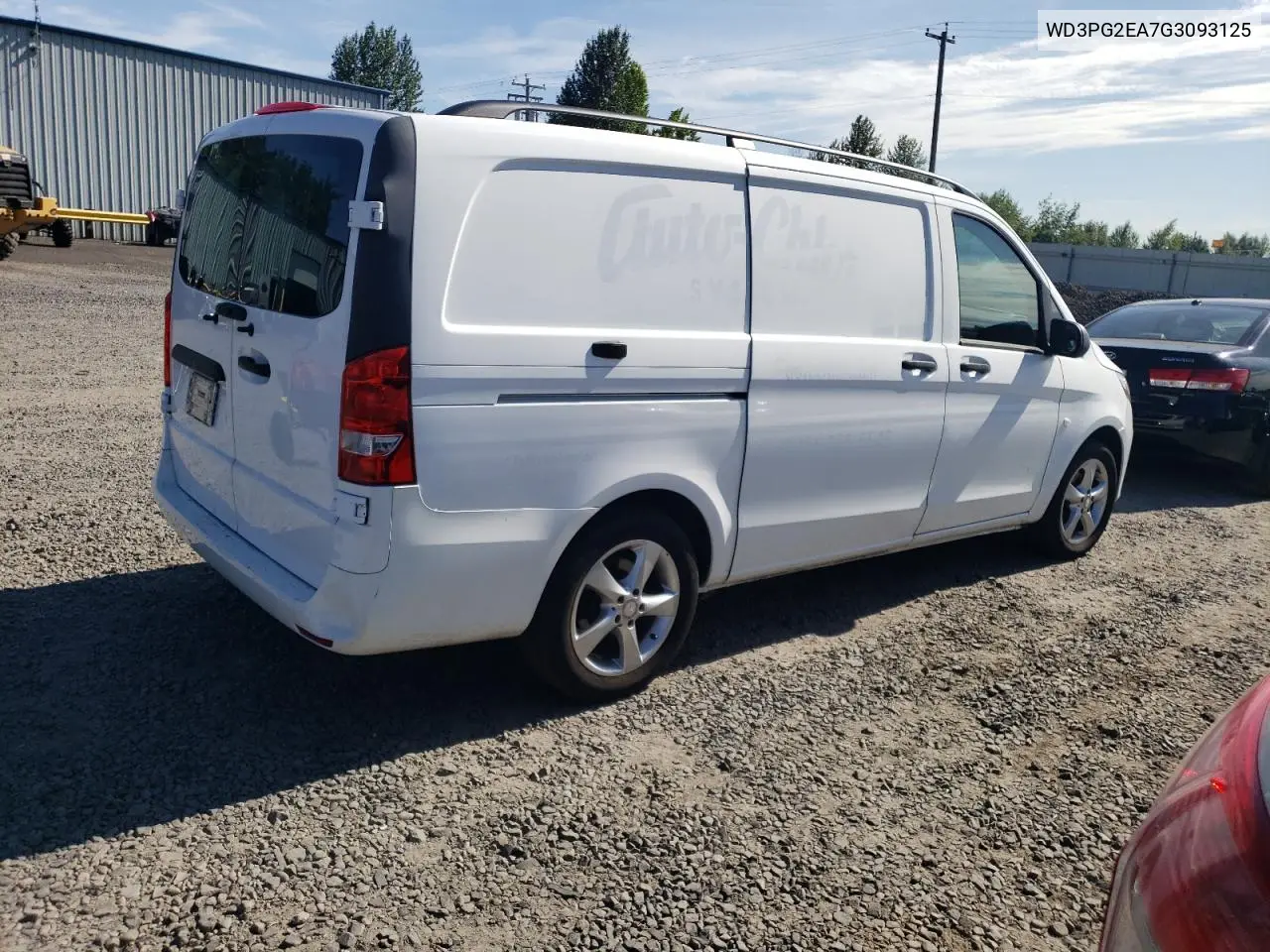 2016 Mercedes-Benz Metris VIN: WD3PG2EA7G3093125 Lot: 63294935