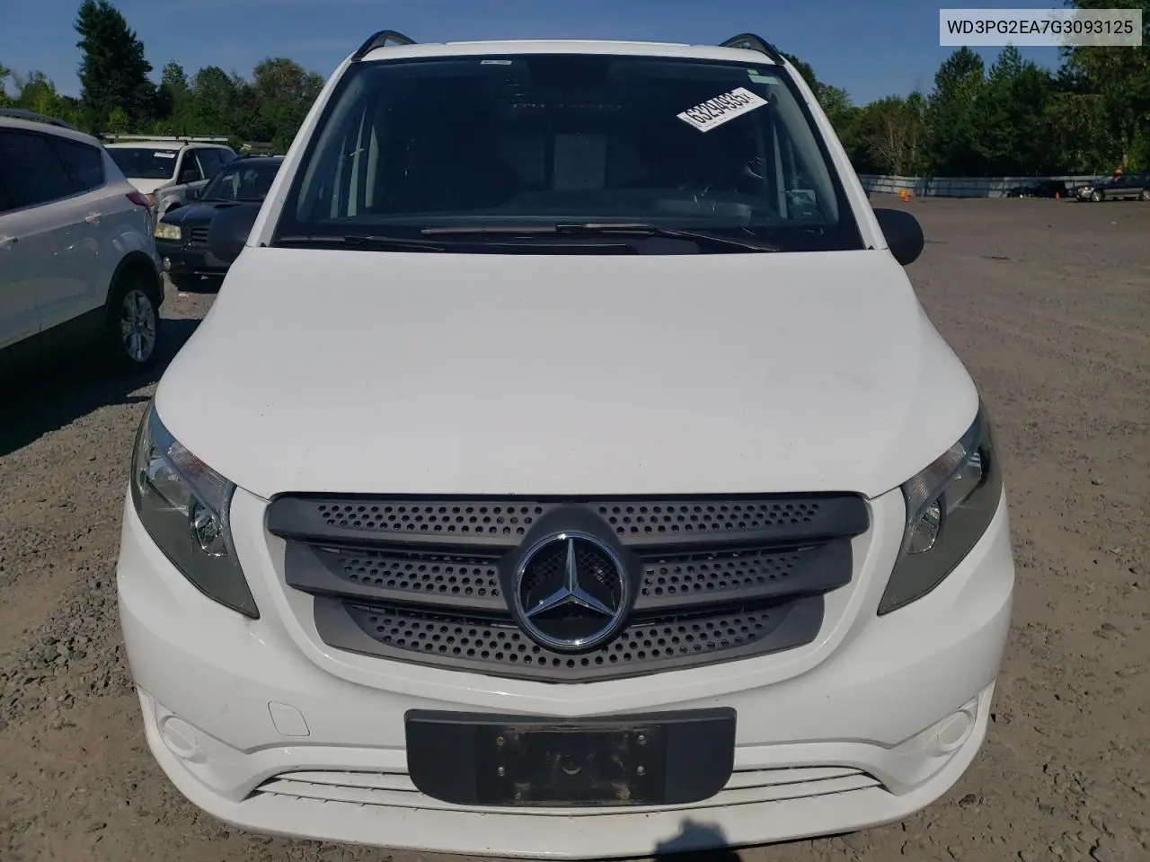 2016 Mercedes-Benz Metris VIN: WD3PG2EA7G3093125 Lot: 63294935