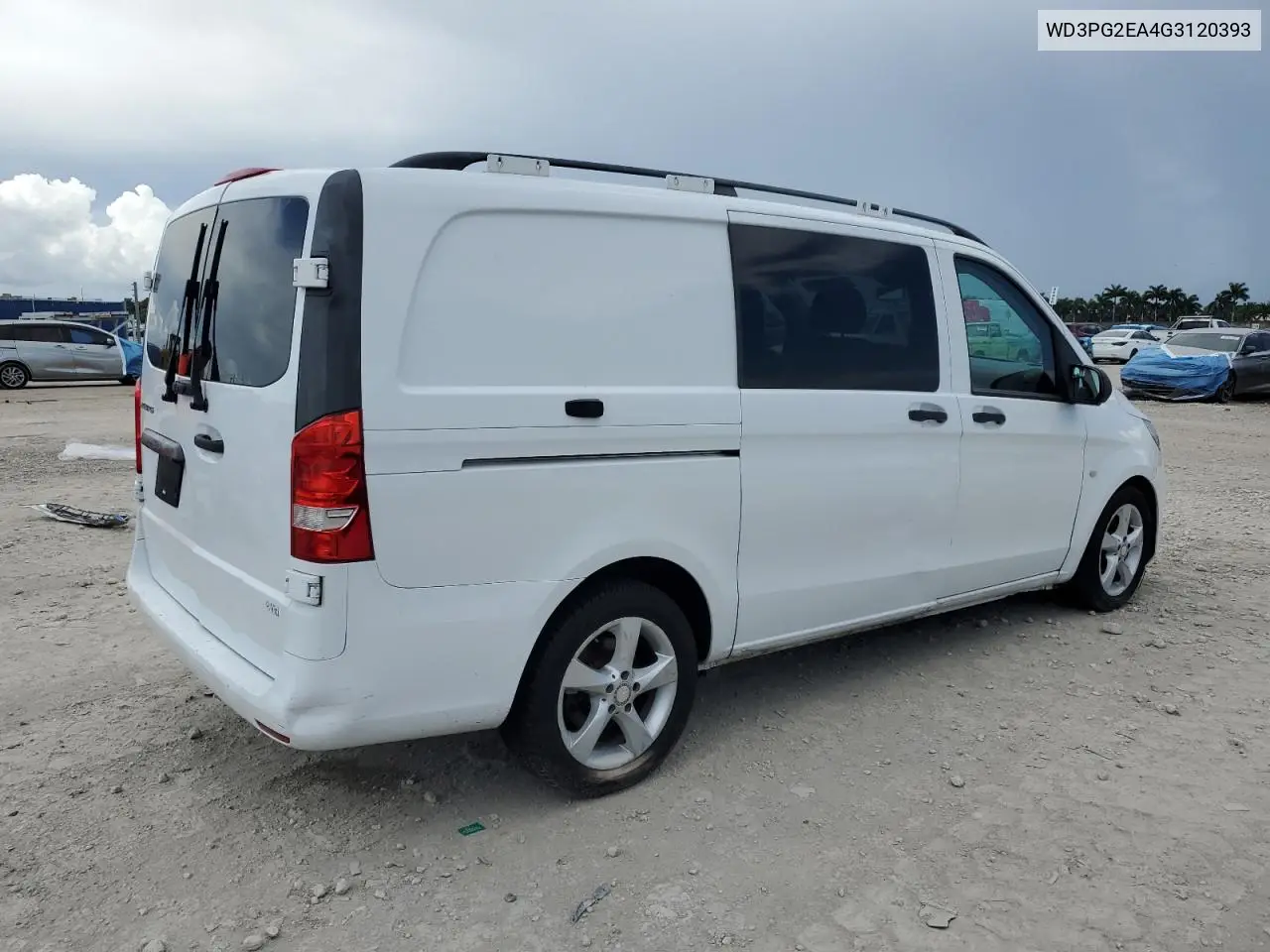 2016 Mercedes-Benz Metris VIN: WD3PG2EA4G3120393 Lot: 63779335