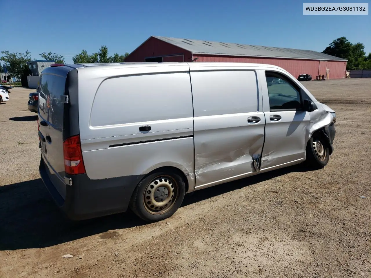 2016 Mercedes-Benz Metris VIN: WD3BG2EA7G3081132 Lot: 64933605