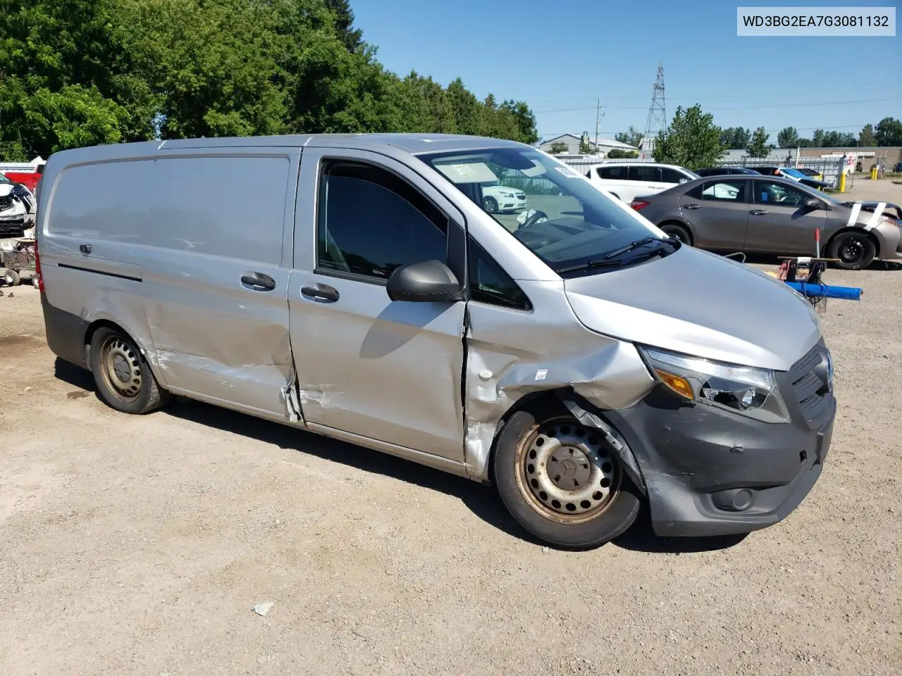 2016 Mercedes-Benz Metris VIN: WD3BG2EA7G3081132 Lot: 64933605