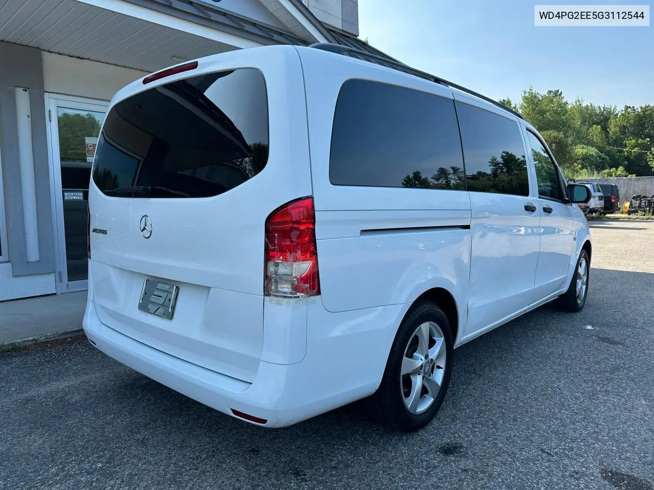 2016 Mercedes-Benz Metris VIN: WD4PG2EE5G3112544 Lot: 65294175