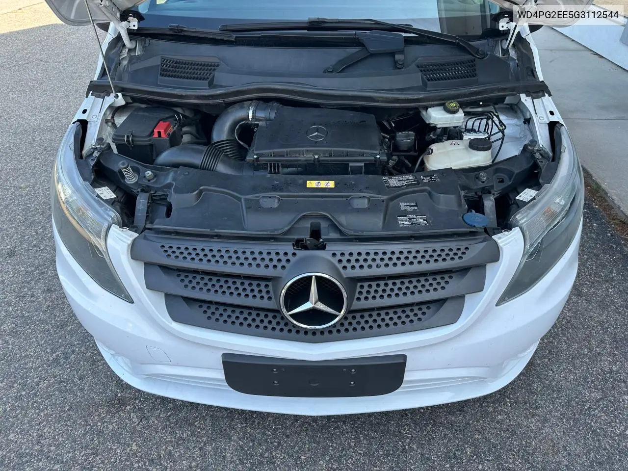 2016 Mercedes-Benz Metris VIN: WD4PG2EE5G3112544 Lot: 65294175
