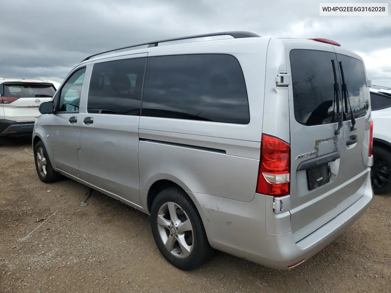 2016 Mercedes-Benz Metris VIN: WD4PG2EE6G3162028 Lot: 65303235