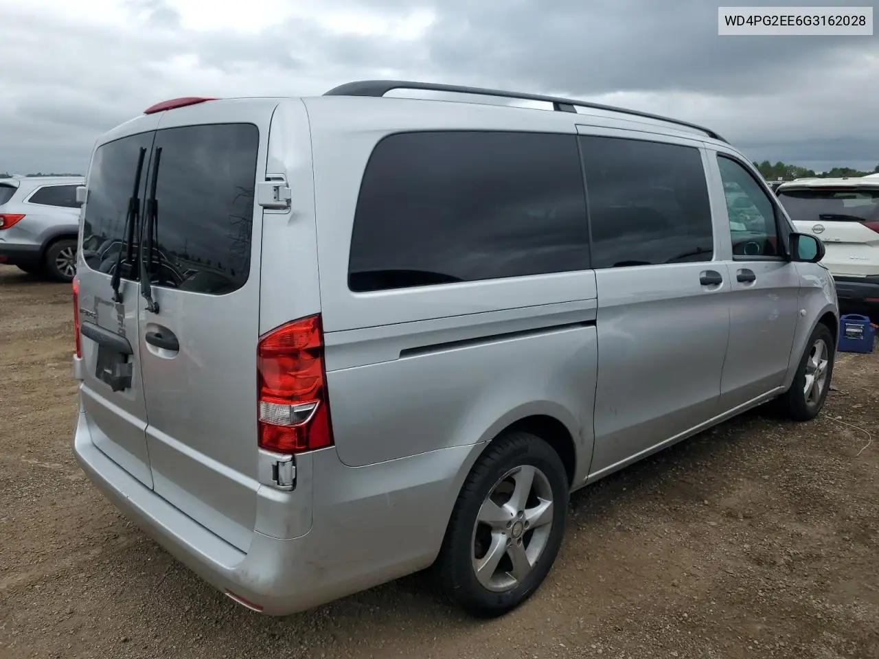 2016 Mercedes-Benz Metris VIN: WD4PG2EE6G3162028 Lot: 65303235