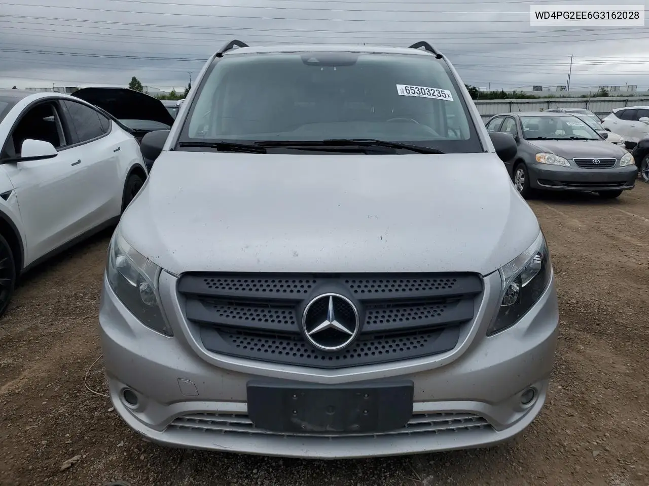 2016 Mercedes-Benz Metris VIN: WD4PG2EE6G3162028 Lot: 65303235