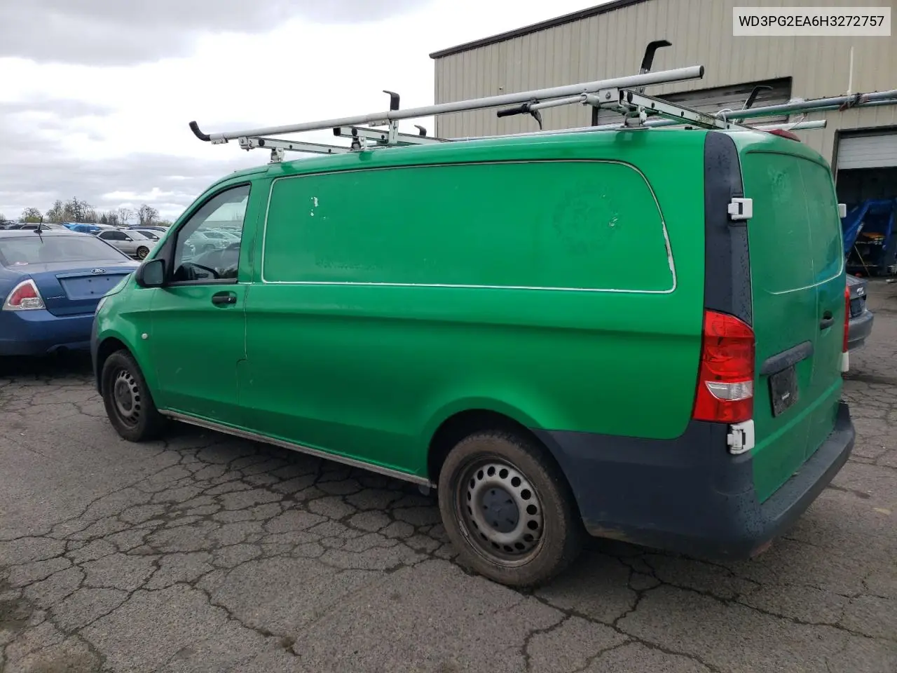 2017 Mercedes-Benz Metris VIN: WD3PG2EA6H3272757 Lot: 51070845